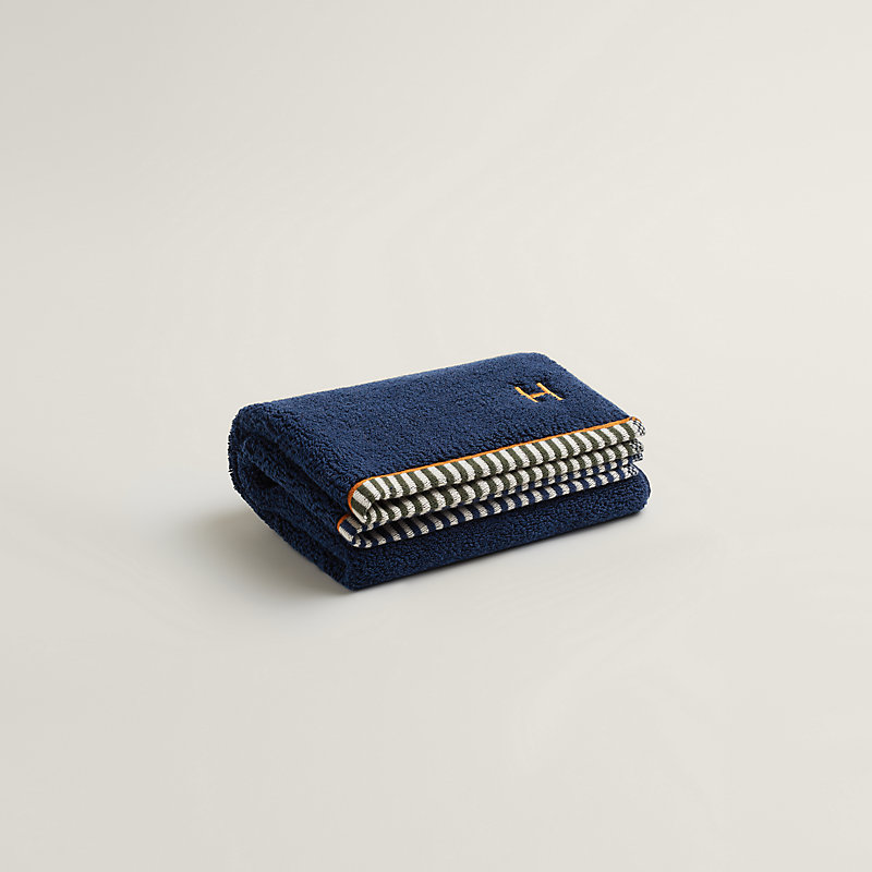 Serviette invité Vice Versa - Bleu | Hermès France